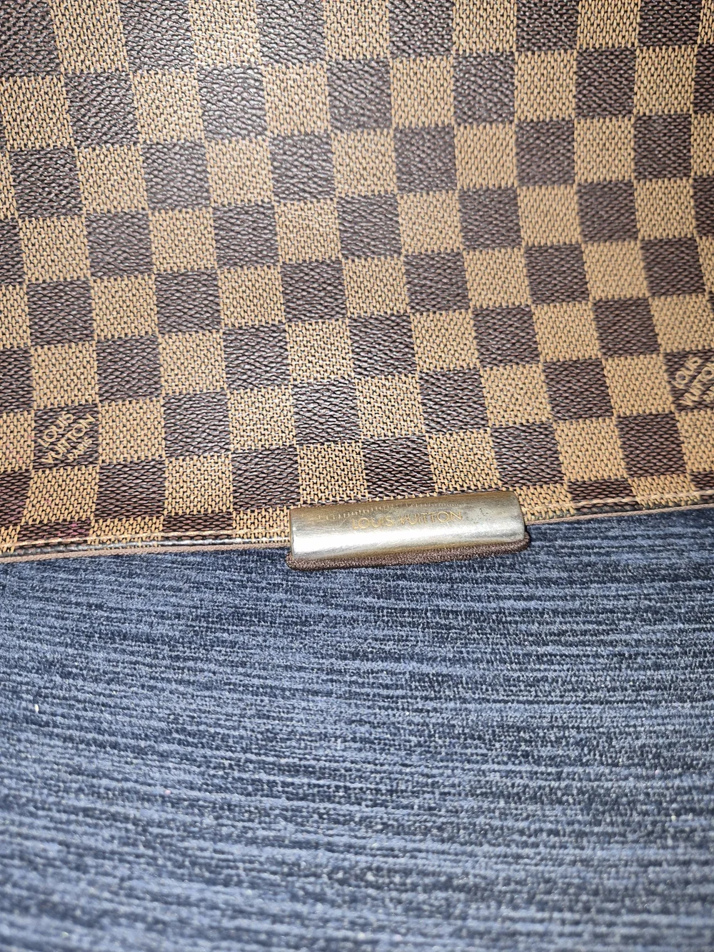 Louis Vuitton Bastille Messenger Bag Damier Ebene Crossbody Laptop